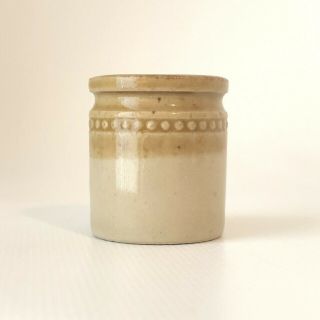 Rare Early Royal Doulton Lambeth Stoneware Miniature Crock Jar Pot Vase1869 - 1872 3
