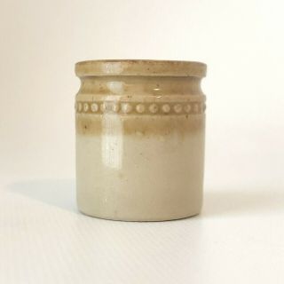 Rare Early Royal Doulton Lambeth Stoneware Miniature Crock Jar Pot Vase1869 - 1872 4