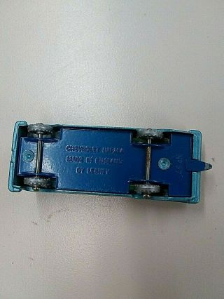 RARE Matchbox Lesney Chevrolet Impala 57 blue base SPW NM in C box 6
