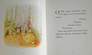 Collectible,  Book,  Peter Rabbit,  Latin,  Fabula Petro Cuniculo,  Potter,  Warne,  Vint,  Rare 4
