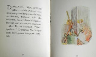 Collectible,  Book,  Peter Rabbit,  Latin,  Fabula Petro Cuniculo,  Potter,  Warne,  Vint,  Rare 5