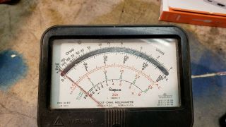 Vintage Simpson 260 RARE Series 3 Analog Volt ohm Multi Meter with leads 6
