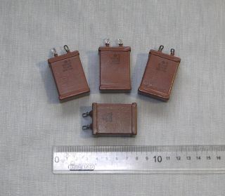 4 x KSG - 2 0.  1uF 500V (100 nF - 500V),  / - 5 Silver Mica capacitors Rare 2