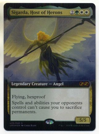 Sigarda,  Host Of Herons Magic The Gathering Ultimate Masters Box Topper Foil