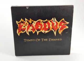 Tempo Of The Damned By Exodus Very Rare Cd With Slip Cover (2004 Nuclear Blast)