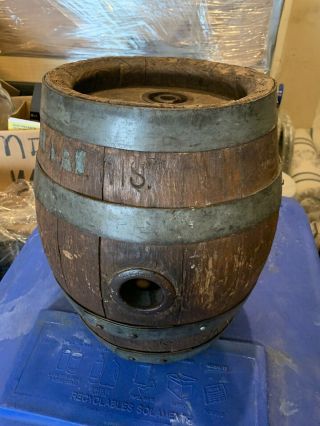 Rare Bechaud Fond Du Lac 1/4 Beer Wood Keg Barrel Wisconsin Pre Prohibition