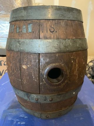 Rare Bechaud Fond Du Lac 1/4 Beer Wood Keg Barrel Wisconsin Pre Prohibition 2