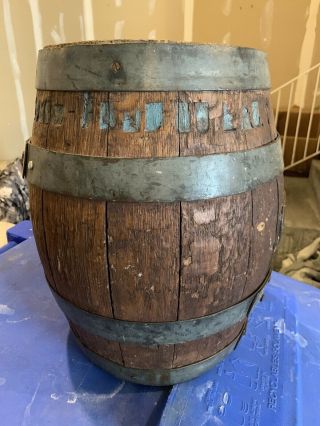 Rare Bechaud Fond Du Lac 1/4 Beer Wood Keg Barrel Wisconsin Pre Prohibition 3