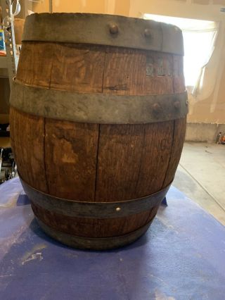 Rare Bechaud Fond Du Lac 1/4 Beer Wood Keg Barrel Wisconsin Pre Prohibition 5