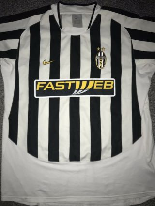 Juventus Home Shirt 2003/04 X - Large Rare And Vintage