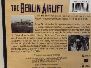 The American Experience - The Berlin Airlift (DVD,  2007) RARE OOP PBS 2