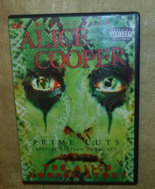 The Alice Cooper Story Prime Cuts 2 Disc Rare