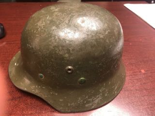 Ww2 Rare Military Hungarian M38 Helmet
