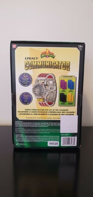 Mighty Morphin Power Rangers Legacy Communicator Opened Complete MMPR rare 4