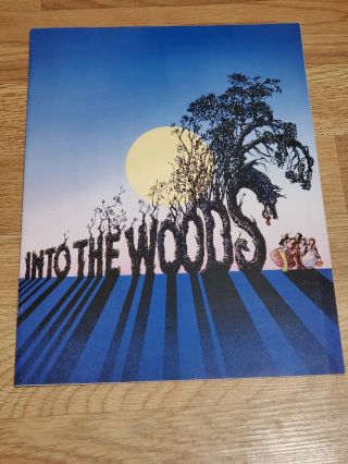 Rare Vintage 1987 Into The Woods Broadway Musical Play Program Book