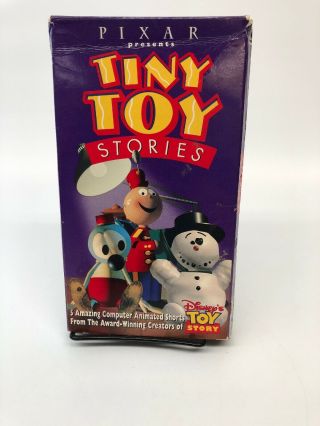 Pixar Very Rare & Collectible Tiny Toy Stories Vhs