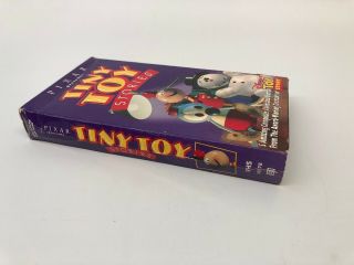 Pixar very rare & collectible TINY TOY STORIES VHS 3