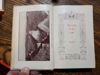 Walter Scott ' s Lady Of The Lake rare antique edition. 3