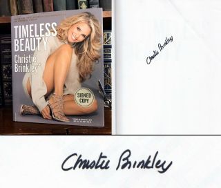 Timeless Beauty By Christie Brinkley Signed Edition American Model Icon Rare