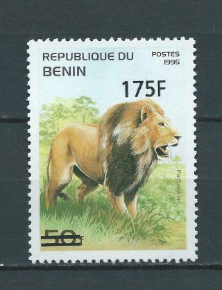 Benin - Surcharged - Lion - Löwe - 50f X 175 F - Mnh - Very Rare