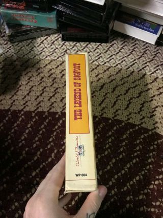THE LEGEND OF BIGFOOT WORLD PREMIERE RARE OOP VHS BIG BOX SLIP 2