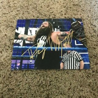 Bray Wyatt Signed Autographed 8x10 Photo Wwe Rare Cool Wwe Champion Belt Follow