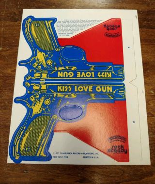 Kiss Love Gun Gun 1977 From Lp Uncut Extremely Rare Find