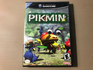 Pikmin (nintendo Gamecube,  2001) Complete Black Label Rare