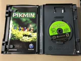 Pikmin (Nintendo GameCube,  2001) Complete Black Label Rare 2