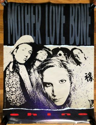 Mother Love Bone Shine Ultra Rare Promo Poster 1989