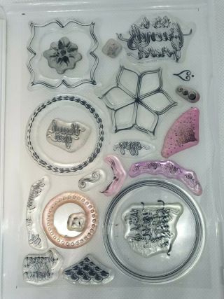Stampin’ Up Eastern Beauty Stamp Set Retired RARE 1 Missing Piece See Pictures 2