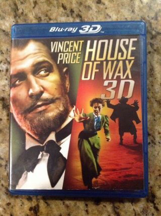 House Of Wax 3d (blu - Ray Disc,  2013,  3d) Authentic Us Release Rare Out Of Print