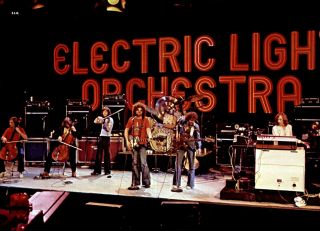 Electric Light Orchestra - Poster - Rock Group - Live On Stage - Very Rare