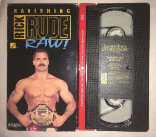 Wcw - Ravishing Rick Rude Raw (vhs,  1993) Nwa Wwf Wwe Nwo Dx Rare