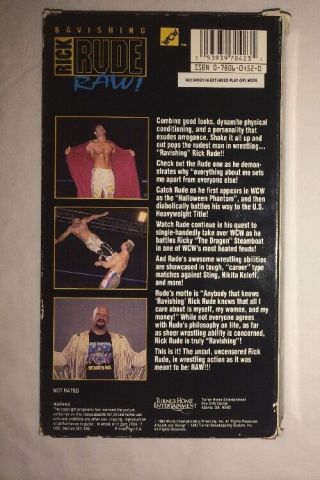 WCW - Ravishing Rick Rude Raw (VHS,  1993) NWA WWF WWE NWO DX RARE 2