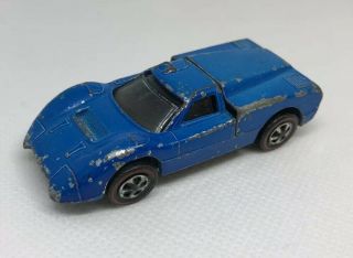 Hot Wheels Redlines - Rare Blue Enamel Ford J - Car