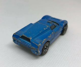 Hot Wheels Redlines - Rare Blue Enamel Ford J - Car 3