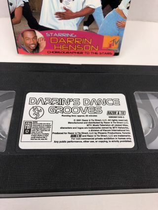 Darrin ' s Dance Grooves (1999) VHS OOP Britney Spears RARE 2