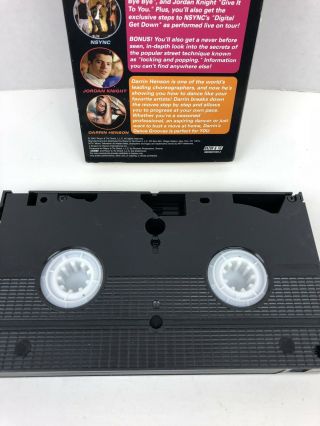 Darrin ' s Dance Grooves (1999) VHS OOP Britney Spears RARE 4