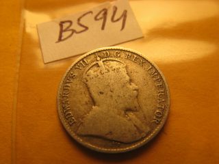 1906 Canada Rare Five Cent 5 Cent Coin Id B594.