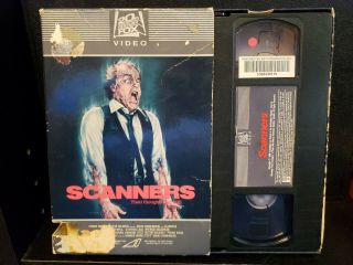 SCANNERS (1981) 20th Century Fox 1982 Big Box VHS David Cronenberg RARE 3