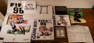 Fifa Soccer 96 Complete Cib Nintendo Game Boy Rare Gameboy Poster
