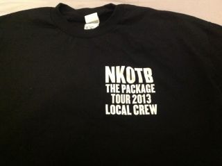 Kids On The Block Local Crew Tour Shirt Ultra Rare