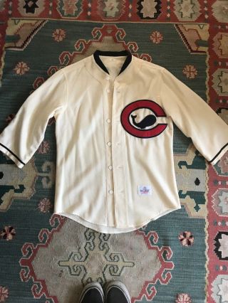 Chicago Whales Cubs Ebbets Field Flannels Wool Jersey Federal League Small Rare