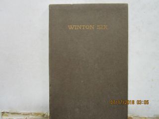1913 Winton Six Hardbound B& W Sales Book - - Very Rare -