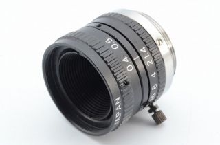 Rare Ex Glass Tv Lens 16mm F1.  4 For C Mount 25.  4mm 7696