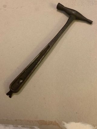 Rare Vintage K&b Co.  Forged Steel Tool Hammer Tack Nail Puller Haven,  Ct.
