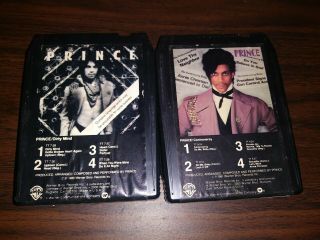 Prince Dirty Mind & Controversy Daily 8 Track Tape Warner Brothers Rare 1980 81