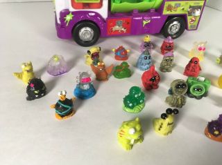 The Trash Pack Green Purple Garbage Sewer Truck Moose Toys Rare W/ 25,  Figures 2