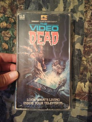 The Video Dead Vhs Rare Horror Please Read The Description